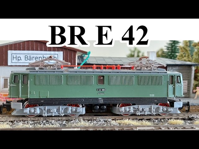 E-Lok DR BR E 42  -  Spur TT  -  Modell und Wirklichkeit