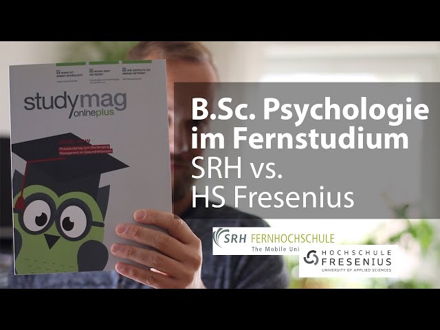 Fernstudium Psychologie: SRH Fernhochschule vs. Hochschule Fresenius – B.Sc. berufsbegleitend
