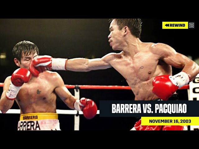 FULL FIGHT | Marco Antonio Barrera vs. Manny Pacquiao (DAZN REWIND)