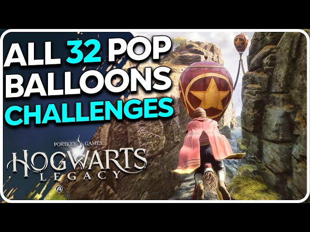ALL Pop Balloons Challenges Locations Hogwarts Legacy