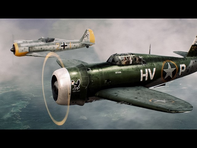 When a German Ace Taunted a P-47C
