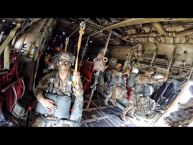 U.S. Army Jumpmaster Helmet-Cam • Exercise Skybridge 21