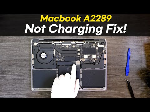 Macbook Pro A2289 Not Charging Fix & Disassembly