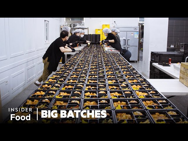 How 3 Korean Chefs Make 10,000 Office Workers' Lunch Boxes Every Week | Big Batches | Insider Food
