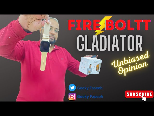 Fire Boltt Gladiator  | Review | Unboxing | Firebolt best smartwatch