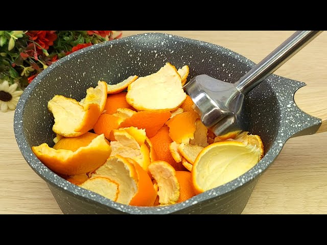 Don't throw away tangerine peels!!! I don't buy in the store anymore! Easy delicious