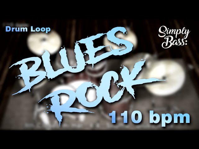 Blues Rock 110 bpm   Drum Loop SimplyBass