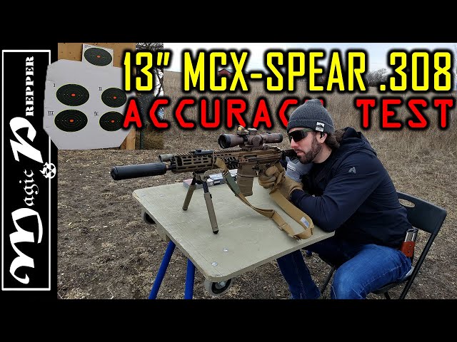 SIG SAUER MCX-SPEAR .308 13" Accuracy Test (Sub-MOA Group?!)
