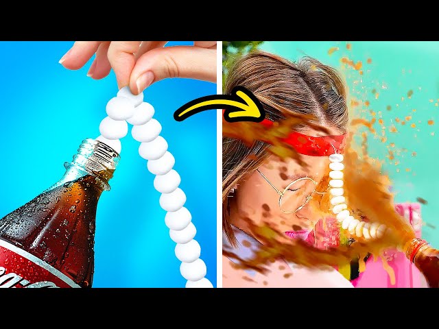 THE FUNNIEST FOOD PRANKS AND SMART SCHOOL IDEAS | How to Prank Your Friend in School By 123 GO! Like
