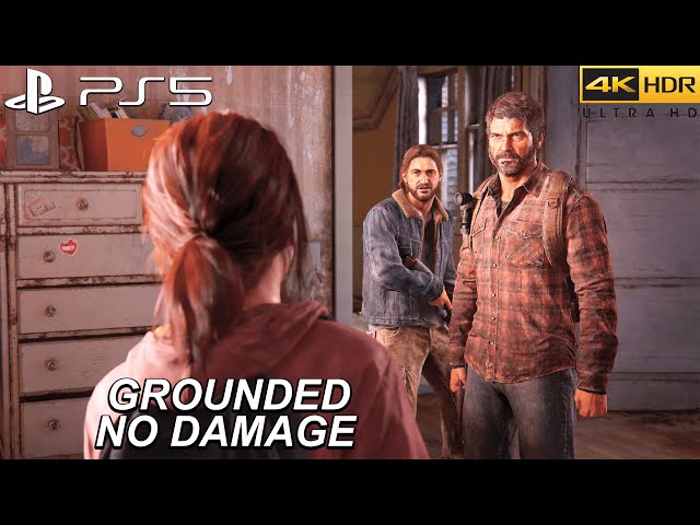 The Last of Us Part 1 PS5 Aggressive Gameplay - Tommy's Dam ( GROUNDED / NO DAMAGE )