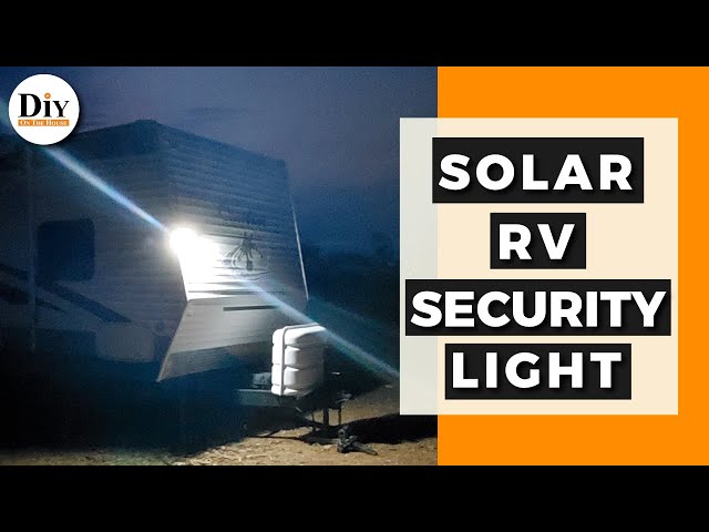 BEST Solar Security Lights for RVs | How to Install RV Security Lights