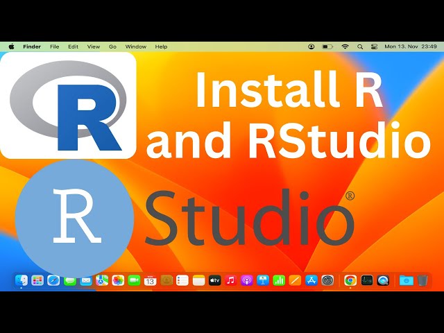 How to Install R and RStudio on Mac / MacOS (2024)