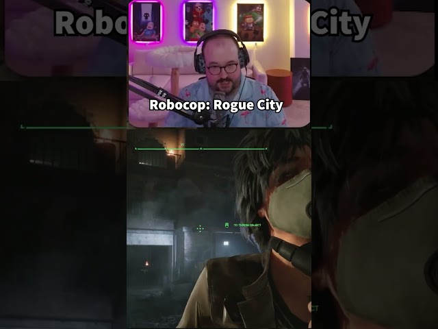 Throwing Enemies in Robocop: Rogue City. #gaming #videogames #robocop #twitch #dansgaming