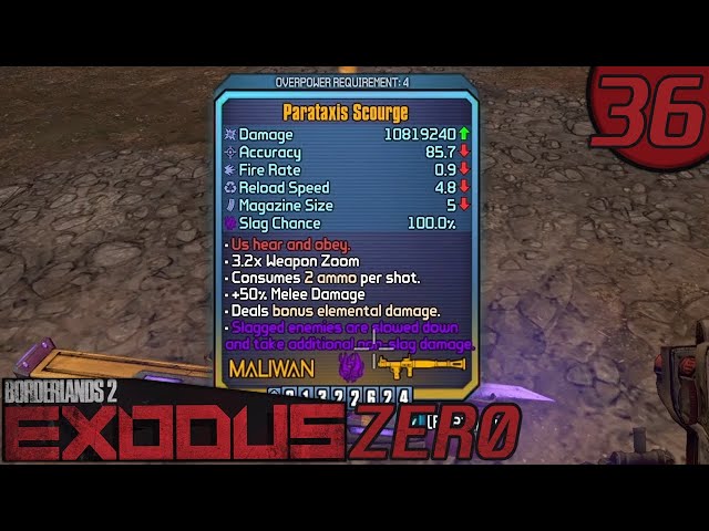 Borderlands 2 EXODUS | Zer0 Playthrough Highlights | 36