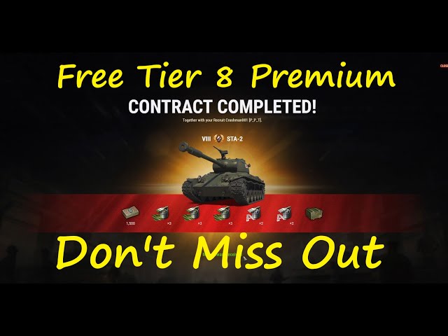 World of Tanks -  Referral Program Review and Choosing a Free Premium Tanks