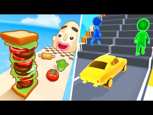 Shape Runner | Sandwich Runner - Mobile Games Gameplay Android, iOS - NEW APK UPDATE