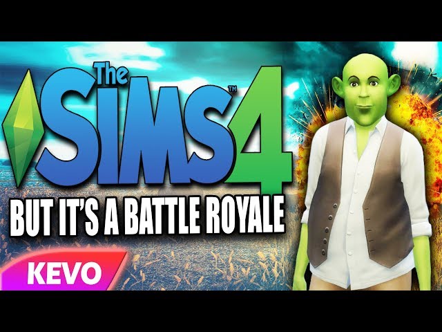 Sims 4 but it's a battle royale