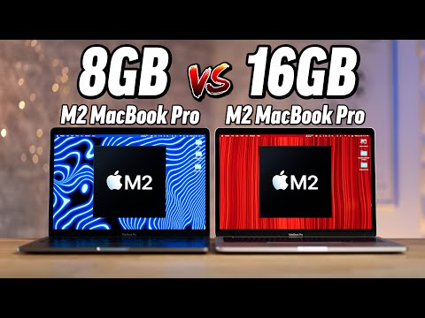 8GB vs 16GB M2 MacBook Pro - HUGE Performance Differences!