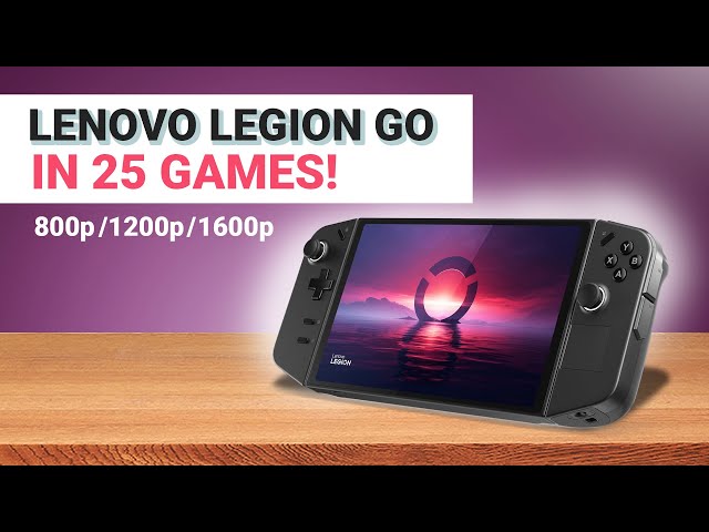 I tested the LENOVO LEGION GO in 25 Games! (NEW BIOS)