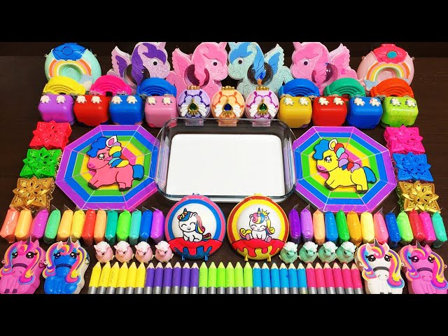 SPECIAL SATISFYING WITH PONY & CLAY CRAYON  ! Mixing Random Things Into Slime #848