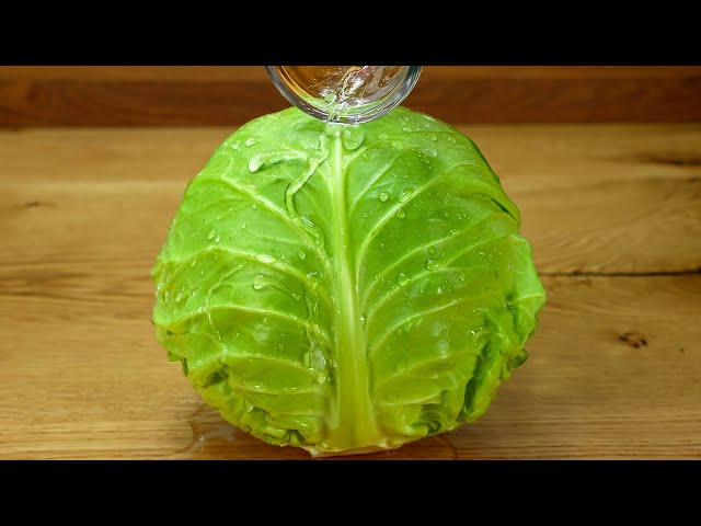 Cabbage tastes better than meat.Why didn't I know about this cabbage recipe.Cabbage with potatoes.A