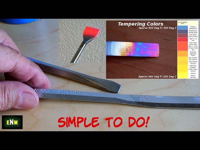 How To Heat Treat / Temper Hand Tools & More!