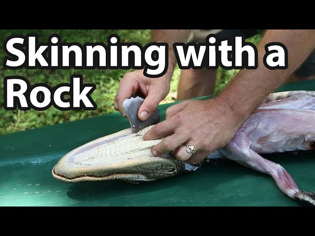 Skinning with a Stone Knife