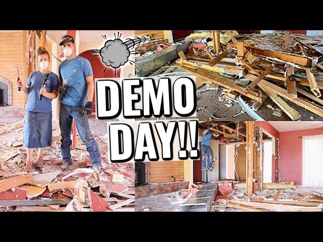 WE DESTROYED OUR HOUSE.. | MAJOR HOUSE RENOVATION OF OUR ARIZONA FIXER UPPER Episode 1