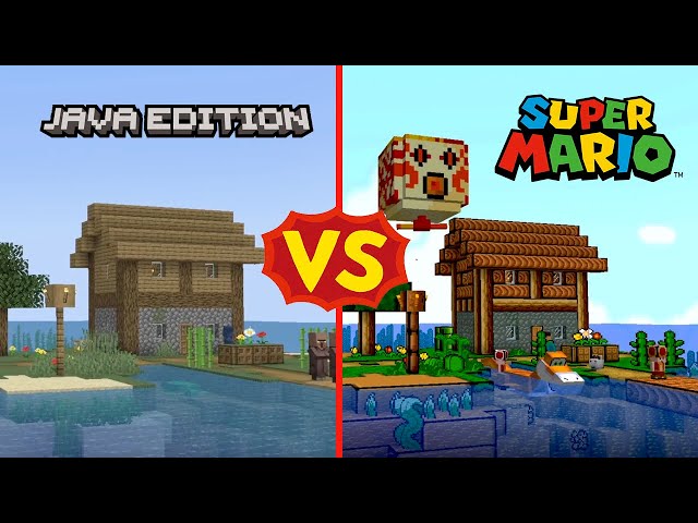 Minecraft Java VS Super Mario
