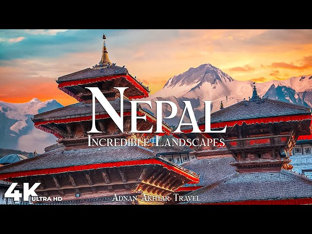 Nepal 4K - Majestic Temples and Breathtaking Mountains