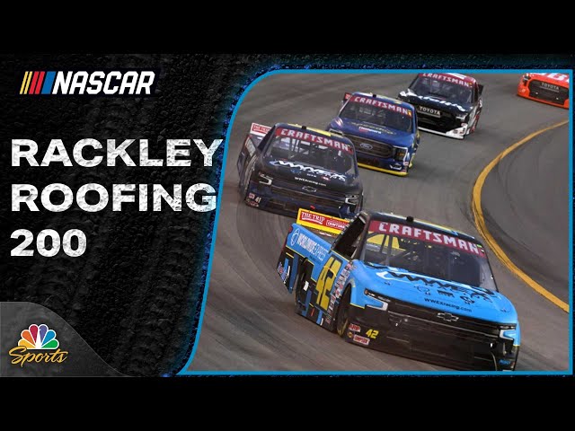 NASCAR Truck Series EXTENDED HIGHLIGHTS: Rackley Roofing 200 | 6/23/23 | Motorsports on NBC