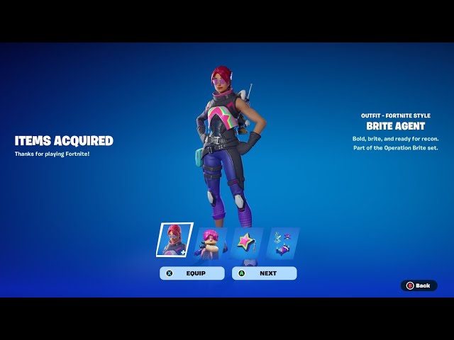 Buying The Operation Brite Starter Pack In Fortnite