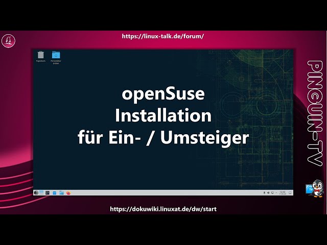 openSuse Teil 1 "Installation"  für Ein-/Umsteiger