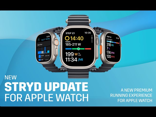 New: Stryd Update for Apple Watch | A Premium Running Experience