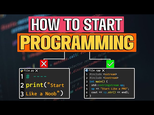 This is How To Start Programming (The Right Way!)