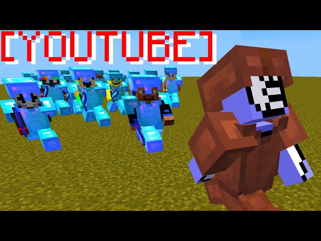 Raiding My School Minecraft Server With YouTubers