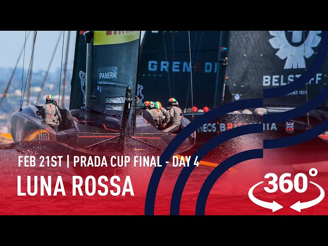Luna Rossa On-Board 360 | PRADA Cup Final Day 4