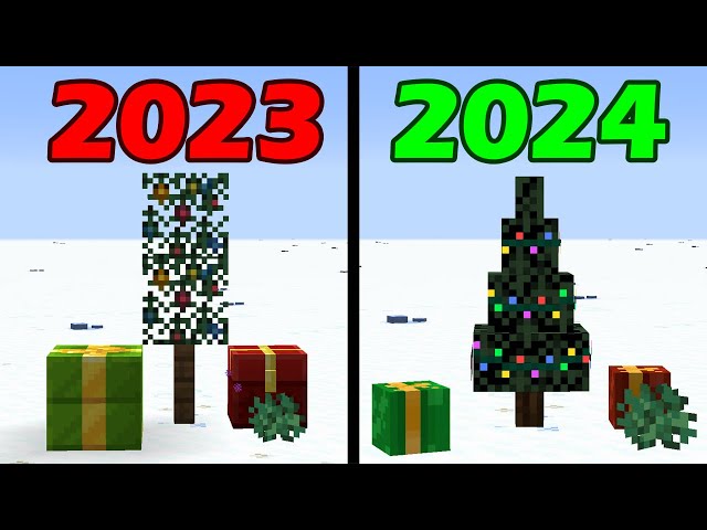 Christmas in Minecraft be like: