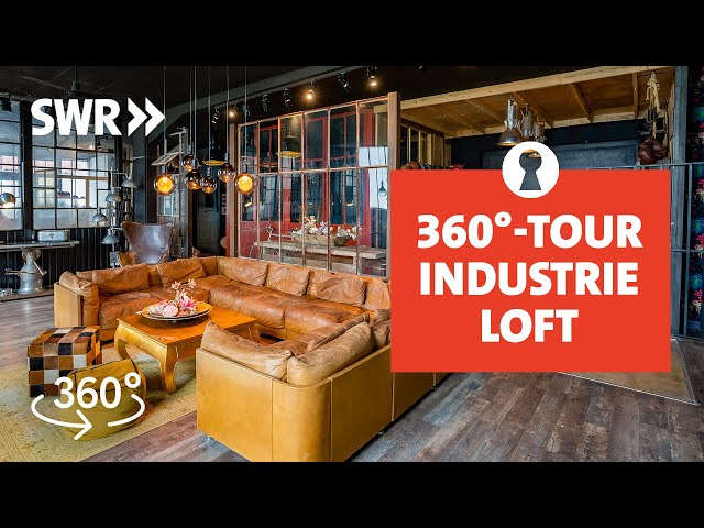 Planning and furnishing a loft in industrial style | 360-degree tour | SWR Room Tour
