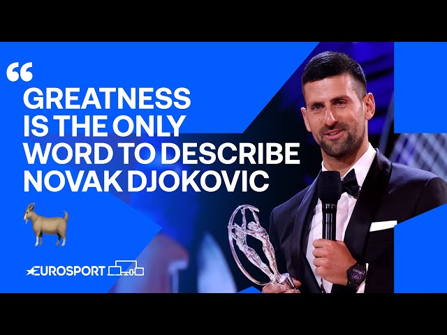 Novak Djokovic wins Laureus World Sportsman of the Year award for a record-equalling fifth time 🏆🐐