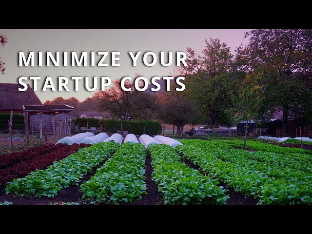 How to Minimize Farm Startup Costs