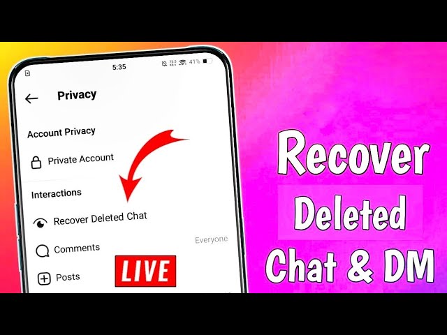 How to Recover Deleted Chats On Instagram | Instagram Chat Recovery | Restore Delete Instagram Chat