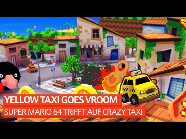 Super Mario 64 trifft auf Crazy Taxi - Zocksession zu Yellow Taxi Goes Vroom | ZOCKSESSION