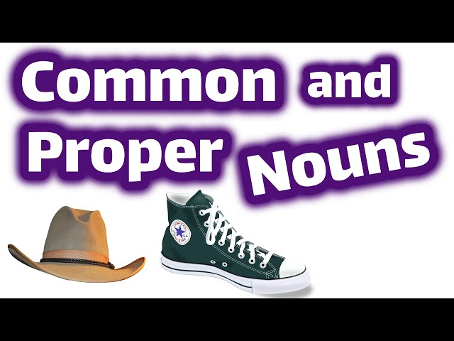 Common and Proper Nouns Lesson