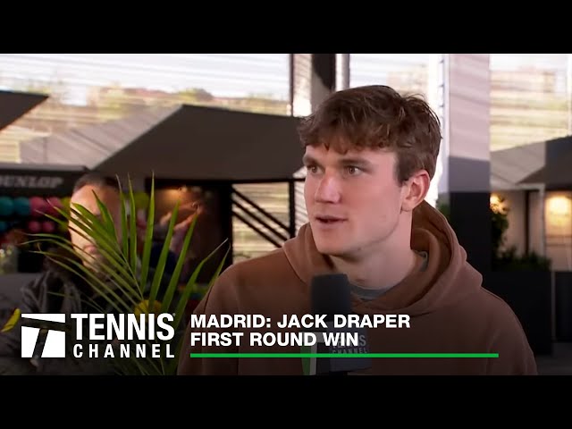 Jack Draper Putting In The Work And Feeling Comfortable On The Clay | Madrid First Round