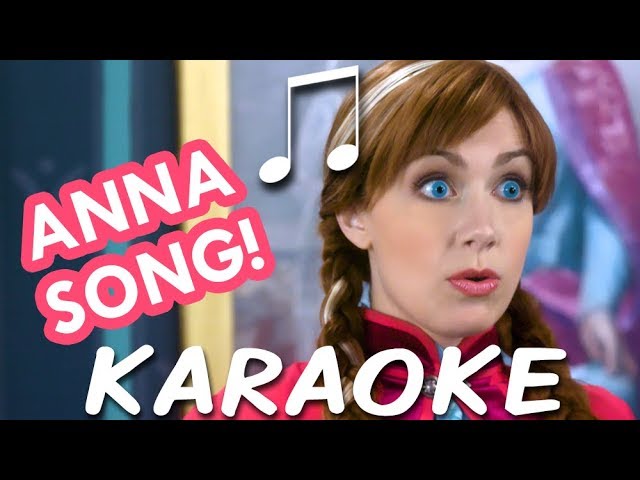 THAT WOULD NOT BE ME Karaoke (Princess Anna Song) Instrumental Sing-along