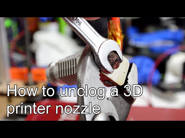 Clearing a Clogged or Jammed 3D printer nozzle! - 3D Printer How-To