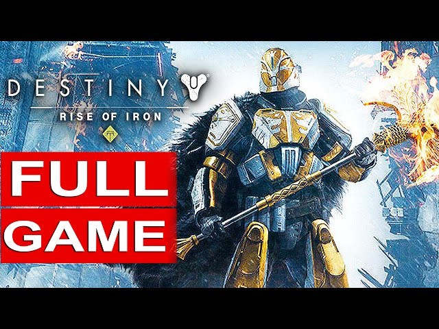 DESTINY RISE OF IRON Gameplay Walkthrough Part 1 [1080p HD PS4] FULL GAME - No Commentary