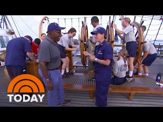 Al Roker Spends A Night On US Coast Guard Historic Ship Eagle