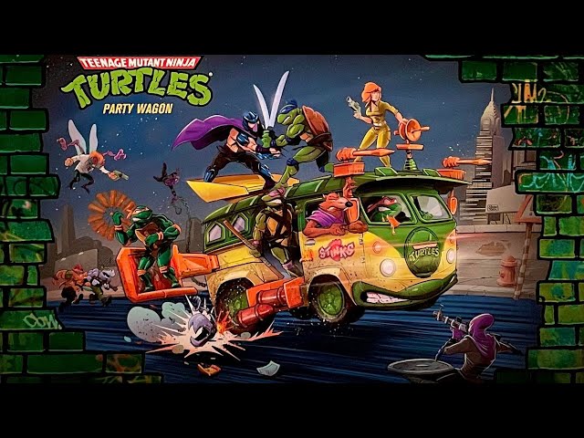 Teenage Mutant Ninja Turtles ULTIMATES! Party Wagon Unboxing with Super7's Kyle Wlodyga!